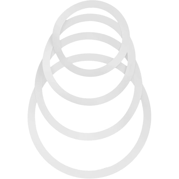 Drum Dampening Rings for Snare and Tom Noise Reduction PC Film Mute Pads 10 12 14 16 Inch 8 Pack