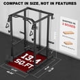 thumbnail image 3 of MITONOS Power Cage,2000LB Squat Rack with Cable Crossover System,Multi-Function Weight Cage Strength Training Machine,Home Gym Workout Machine with More Training Attachments, 3 of 10