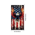 thumbnail image 3 of Linnome Independence Day Door Cover Hanging Cloth Background Cloth for Anniversary Celebration 70.9x35.4 Inch Multicolor#11, 3 of 6