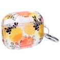 thumbnail image 3 of MasteelfCA Étui de Protection Transparent Motif Fleur TPU Compatible avec Airpods Pro 2, 3 of 7