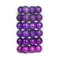 thumbnail image 3 of Hvmvliv 36-Piece Electroplated Christmas Decorative Balls Set Metallic Finish Ornaments for Tree and Home Decor Purple, 3 of 8