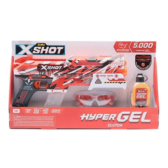 Lanzador Xshot Hyper Gel con 5000 Municiones Anaranjado