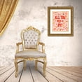 thumbnail image 3 of Carpentieri, Natalie 26x32 Gold Ornate Wood Framed with Double Matting Museum Art Print Titled - Retro Love, 3 of 4