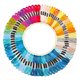 thumbnail image 1 of Hilo Color Arcoíris para Bordado Punto Cruz Hilo Algodón Ecológico Pulsera Hilo Bordar 447 Colores Juego Artesanal, 1 of 9