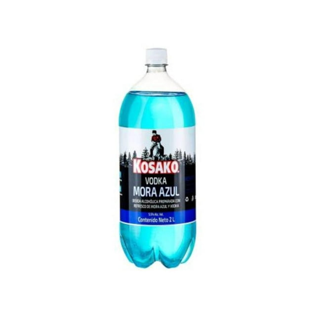 Paquete de 3 Kosako Fusión Vodka/Mora Azul 2 L