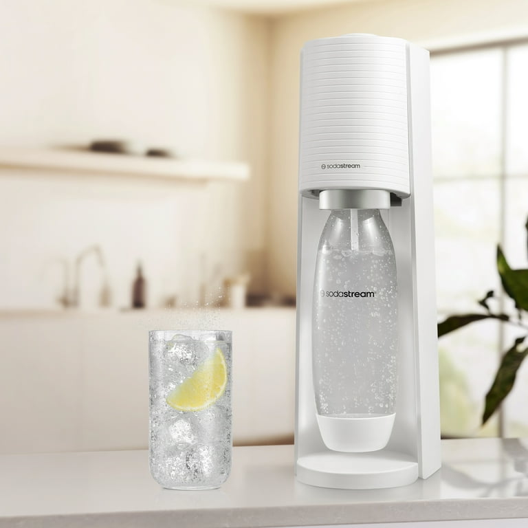 SodaStream Terra (White) Sparkling Water Maker with CO2 and Carbonating Bottle - Walmart.com SodaStream Terra (White) Sparkling Water Maker with CO2 and Carbonating Bottle - Walmart.com