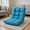 Light blue, variant on Resenkos Floor Chair, Sofa Chair, Floor Seat,14-Position Adjustable Folding Lazy Gaming Sofa-Blue