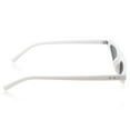 thumbnail image 4 of grinderPUNCH Womens Slim 90s Retro Fashion Small Skinny Shades UV 400 Flat Lens Cat Eye Sunglasses, 4 of 5