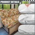thumbnail image 6 of XYZCANDO Bohemian Flowers RV Dinette Cushion Covers Thanksgiving Comfortable RV Accessories Universal Couch Cushion Covers Stretchable Slip Covers for Loveseat, 6 of 7