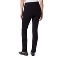 thumbnail image 3 of Pantalones Gloria Vanderbilt Amanda de tiro alto con cintura elástica negros talla 14 Regular, 3 of 3