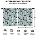 thumbnail image 2 of Blackout Kids Curtains,Black Corgi Childrens Insulated Curtains Set Of 2,Bedroom Essentials,Toddler Room Decor 52x63in(132x160cm), 2 of 4