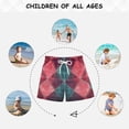 thumbnail image 6 of FORMRS Boys Swim Trunks Quick Dry Mesh Liner Boardshorts Sizes XS-XL, Vibrant Green Tartan Pattern, 6 of 7