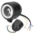 thumbnail image 3 of LED Headlight with High Beam Low Beam Angel Eye Design, Fits Most Motorcycle Cruiser Choppers Bobber Cafe Racer, 3 of 7