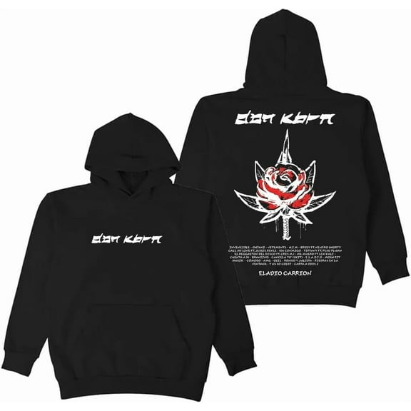 Eladio Carrion Don Kbrn Album 2025 Tour Merch Unisex Streetwear Long Sleeve Hoodie