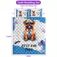 thumbnail image 5 of Happy Father's Day Best Brussels Griffon Cool Dad Ever Quilt Bedding Set Griff Dog Lover 1 Blanket Bed Cover 2 Pillowcases - 12007, 5 of 5
