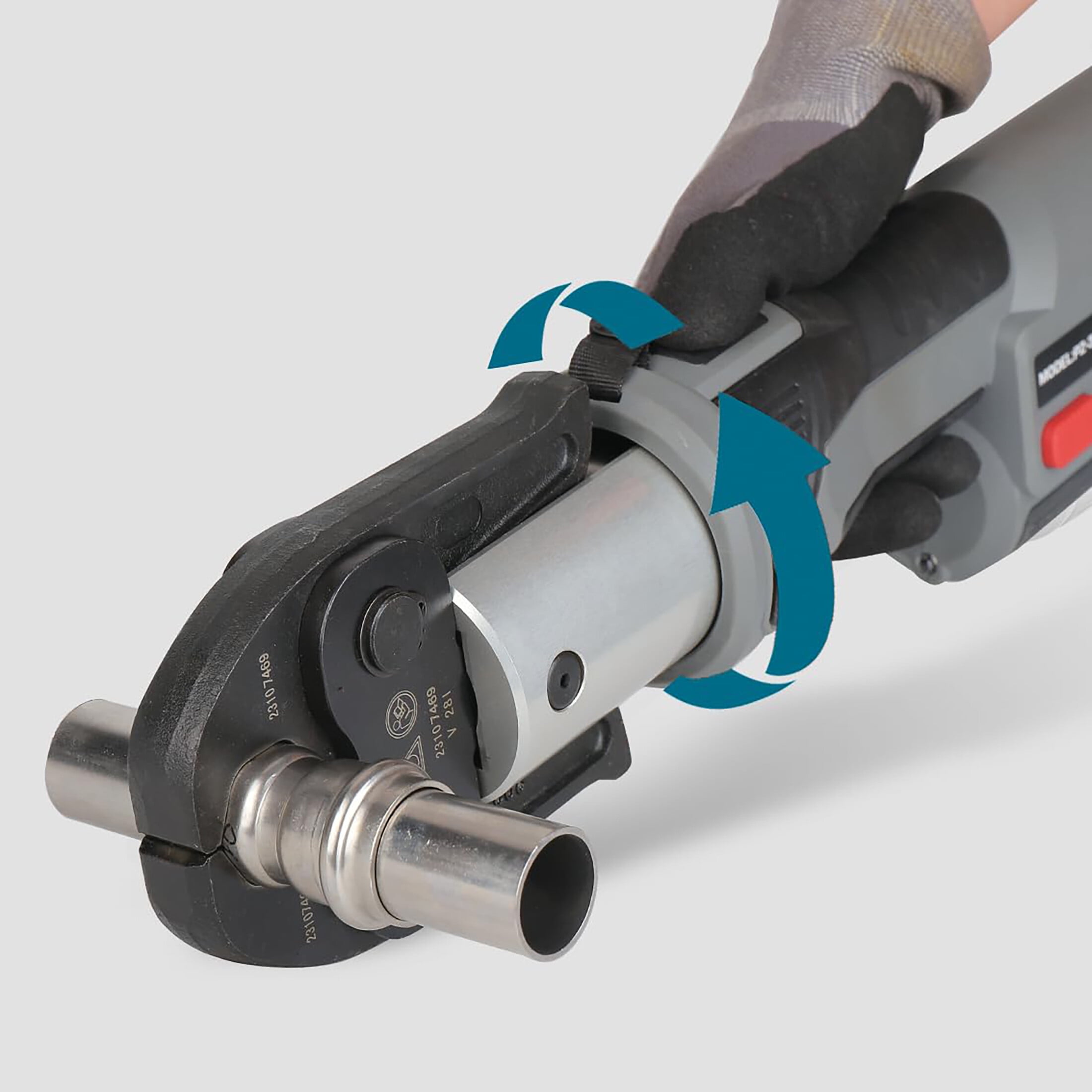 ZUPPER Pro Press Tool kit with 1/2" to 2" ProPress Jaws for Copper Viega, 2pcs 4AH Battery, Fast Charger & Carrying Case