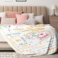 thumbnail image 2 of LHSHID Birthday Gifts Blanket Flannel Soft and Comfortable Anti static Bed Sofa Blanket 60x80in, 2 of 6