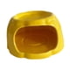 thumbnail image 4 of Comedero de cerámica para hámster, mueble de dibujos animados, hábitat para hámster con forma de pudín Amarillo, 4 of 9