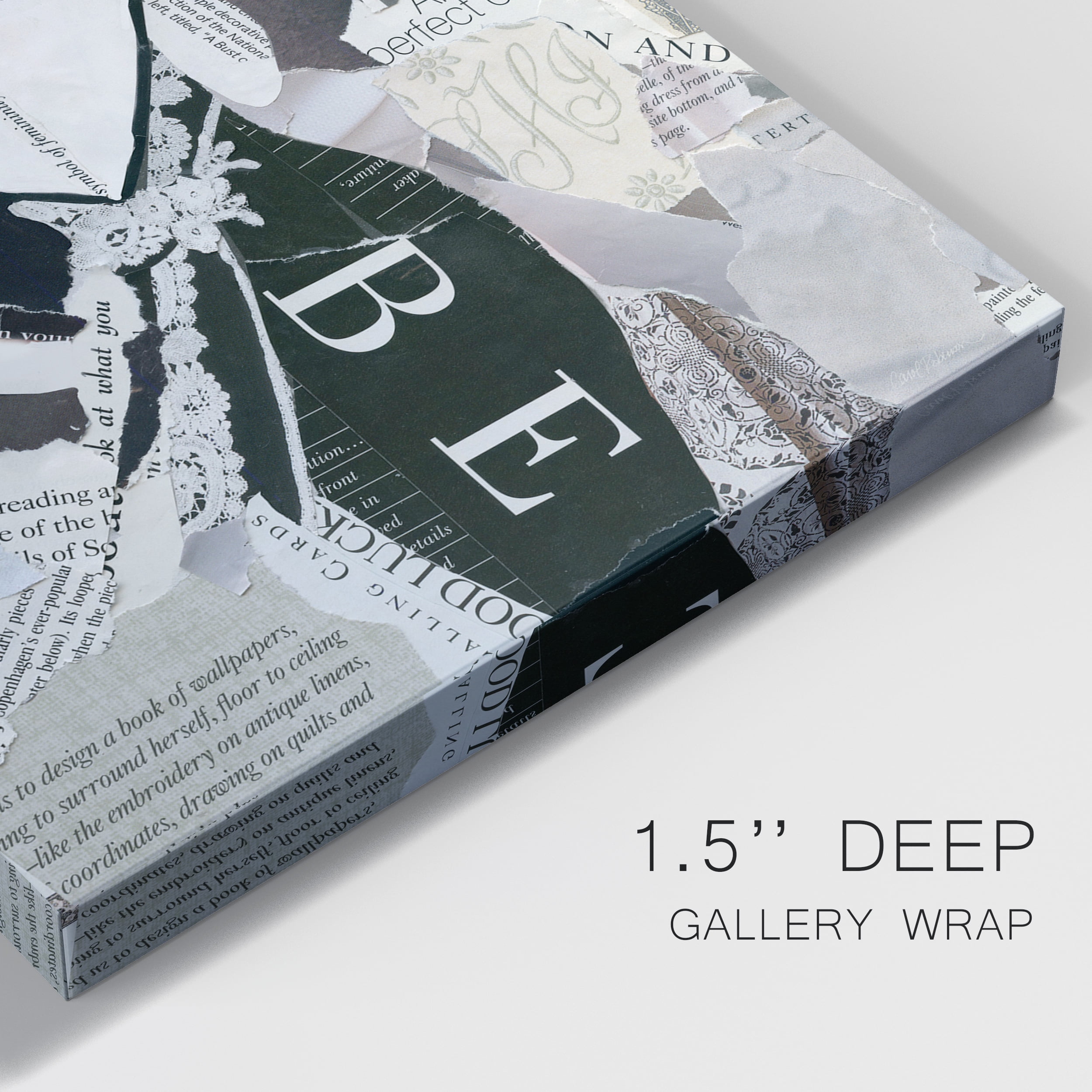 Fashion Mosaic II Premium Gallery Wrapped Canvas - Ready to Hang - 40 x 60