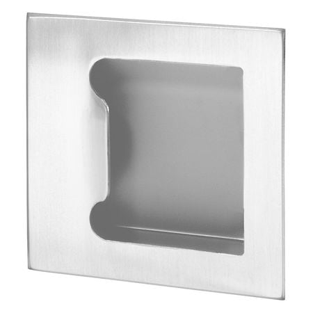 Contemporary Flush Pull - Rockwood BF97L.32D 5in. W x 5in. L Flush Door Pull