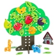 thumbnail image 1 of Juego De Costura De Madera De 44 Uds.Árbol Para Niños Bonitos, Cordones De Cuentas, Juego De Costura De Hilo Para Niños De Educación Temprana Para Niños, Diversión Para La Primera Infancia Vogacara FN002163-00, 1 of 6