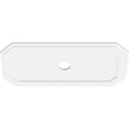 thumbnail image 2 of Ekena Millwork CMP32X16ED-03000 3 in. ID x 11 in. Rectangle Emerald Architectural Grade PVC Contemporary Ceiling Medallion, 2 of 4