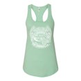 thumbnail image 2 of Wild Bobby, Shake Rattle And Roll Vintage Hot Rods Pop Culture Ladies Racerback Tank Top, Mint, X-Large, 2 of 3