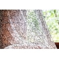 thumbnail image 2 of Floral Tulle Curtains with Rod Pocket, Monochrome Leaves Abstract Design Botanical Arrangement Gardening Inspiration Print, Sheer Drape for Wedding Party 2 Panels, 7 Sizes, Black White, by Ambesonne, 2 of 3