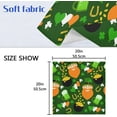 thumbnail image 4 of Coolnut St. Patrick's Day Gnome Cloth Napkins Set of 4, Reusable Washable Polyester Dinner Table Napkins for Family, Weddings, Parties, Home Decor, 20 x 20 Inch Washcloth Gift, 4 of 7