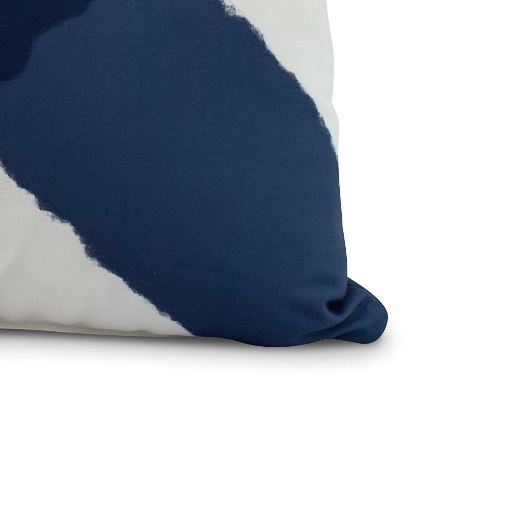 Simply Daisy, 16 x 16inch, X Marks the Spot, Geometric Print Pillow, Navy