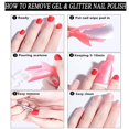 thumbnail image 4 of 130pcs Polish Remover Nail Clips for Natural Nails Remove Difficult Nail Polish - Soak Off Cleaning Tools, 13 Colors, 4 of 5