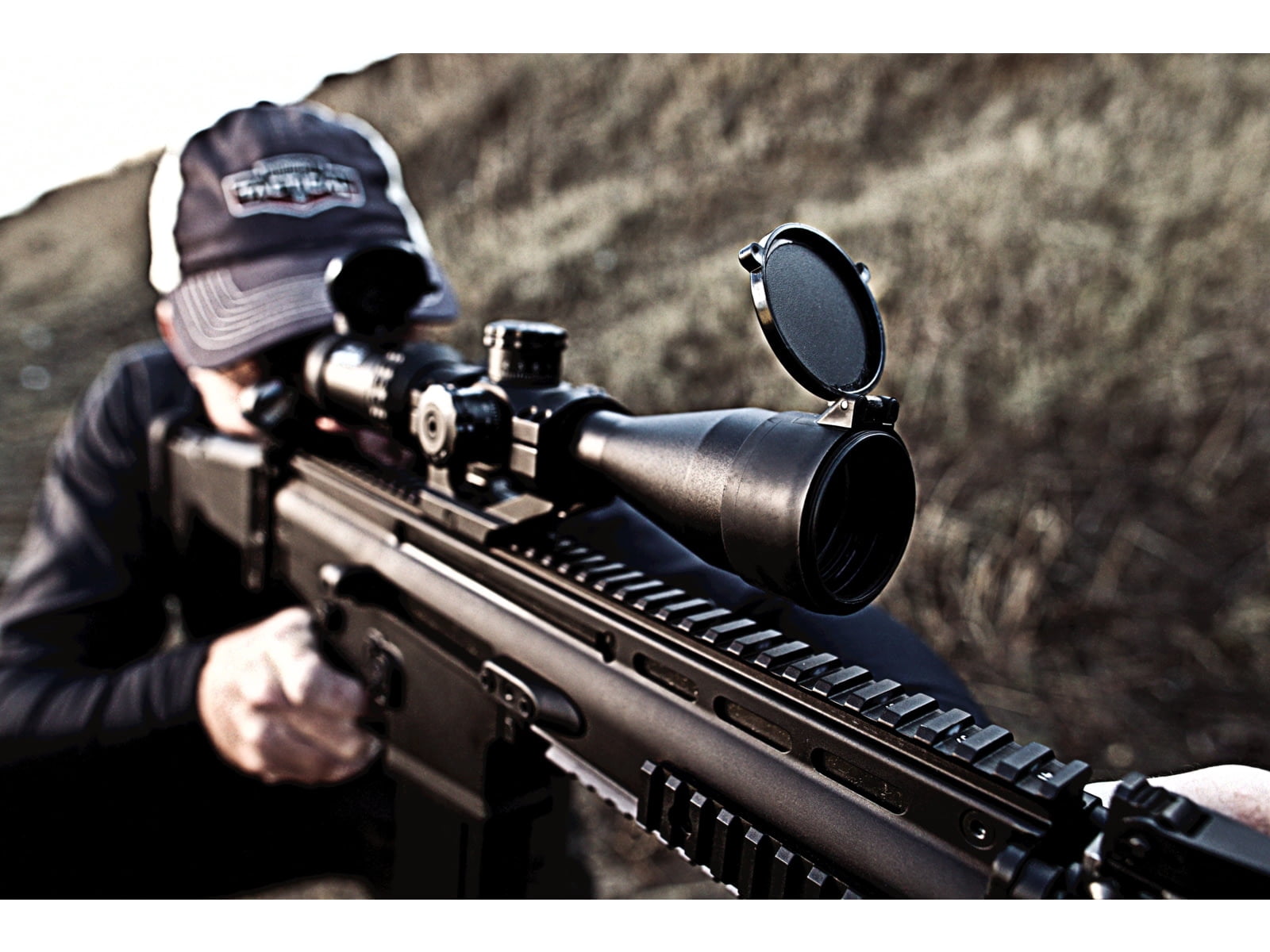 Butler Creek Flip Open Scope Cover Black 44 30440