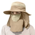thumbnail image 1 of IYEBRAO Sombrero para el sol para hombre al aire libre con solapa para el cuello y la cara Protección UV Sombrero de pesca de ala ancha para senderismo Safari Jardinería UPF 50+, 1 of 1