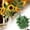 Green, variant on Artificial Fern Leaves Greenery Stems, Lifelike Faux Fern Foliage for Cemetery Memorial Decor, Wedding Bouquet & Indoor Floral Arrangement Supplies
