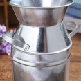 thumbnail image 5 of 2 Pcs Tin Bucket Vintage Decor Farmhouse Style Vase Rustic Flower Pot Milk Can Flower Pot Metal Flower Bucket, 5 of 6