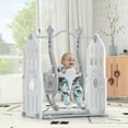 thumbnail image 2 of Vebreda Baby Playpen for Toddler Kids Activity Center with Freestanding Swing Playset Safety Large Play Yard, Unisex, 2 of 9