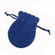 thumbnail image 1 of Qarigey 50 Uds bolsa de joyería con cordón de doble cara bolsa de elevación de pila regalos adornos de franela redonda embalaje de joyería boda Ropa, zapatos y accesorios Miscelánea Azul Qarigey AP015690-04, 1 of 6