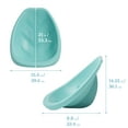 thumbnail image 2 of ECR4Kids Plastic Leaf Scoop Floor Rocker Seat, Classroom Furniture, Contemporary, 6-Piece, 2 of 9