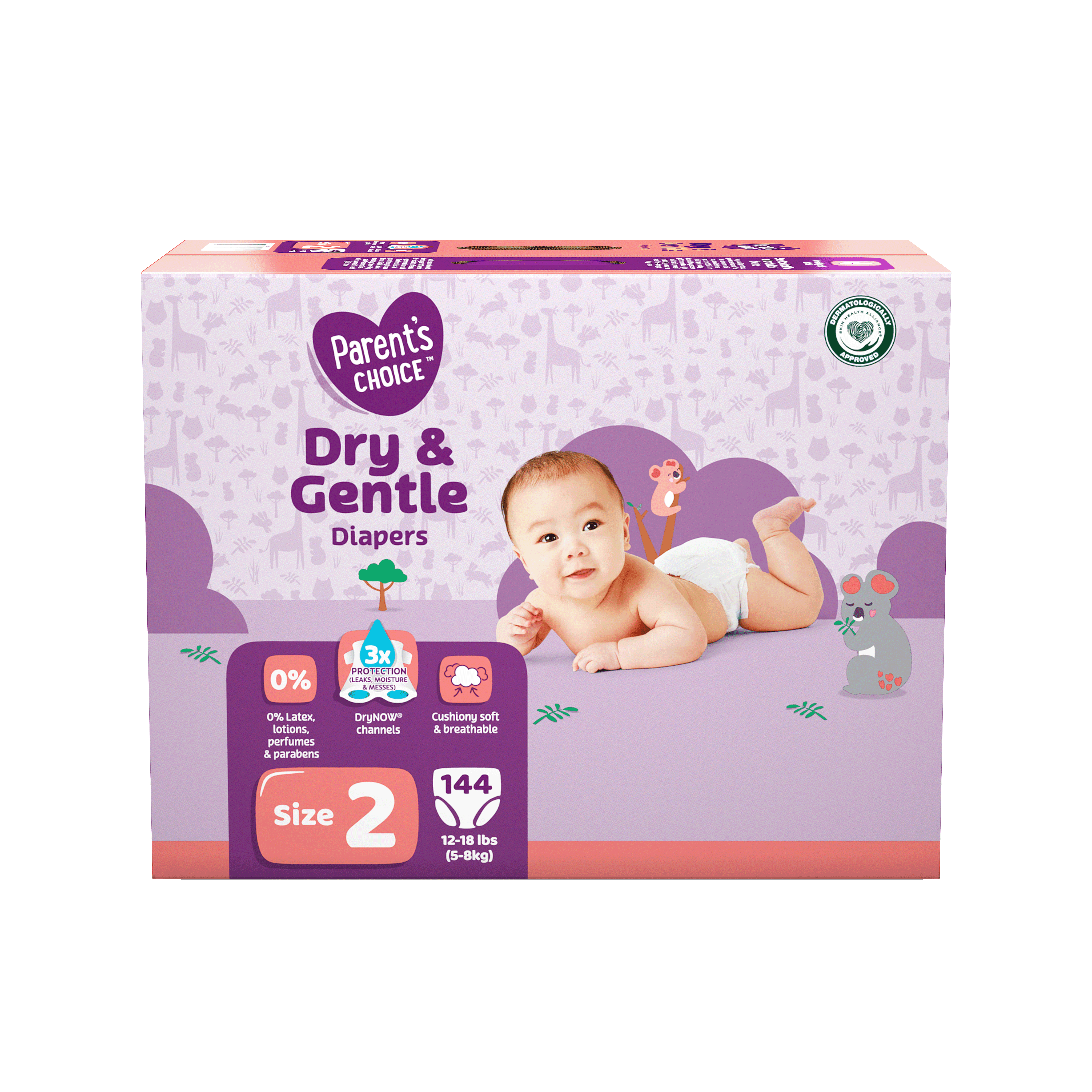 Chelino Fashion and Love Double Core Diapers 28 pcs size 2