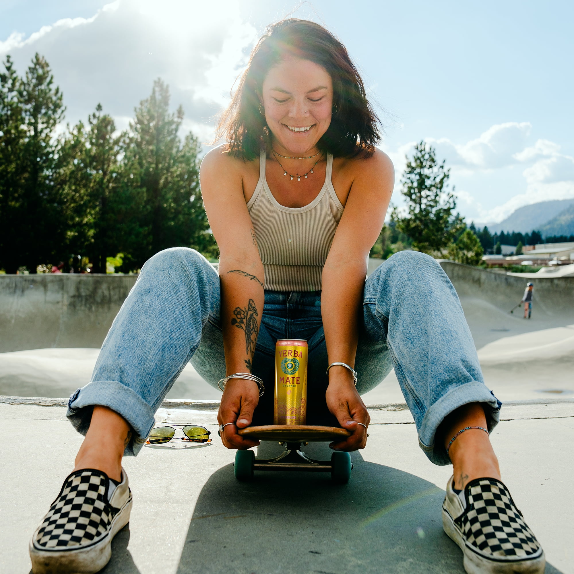 Guayakí Yerba Mate, Organic Sparkling Energy Drink Alternative, Grapefruit Ginger, 80mg Natural Plant Based Caffeine, Smooth Energy & Focus, Carbonated, 12 Oz (Pack of 12)