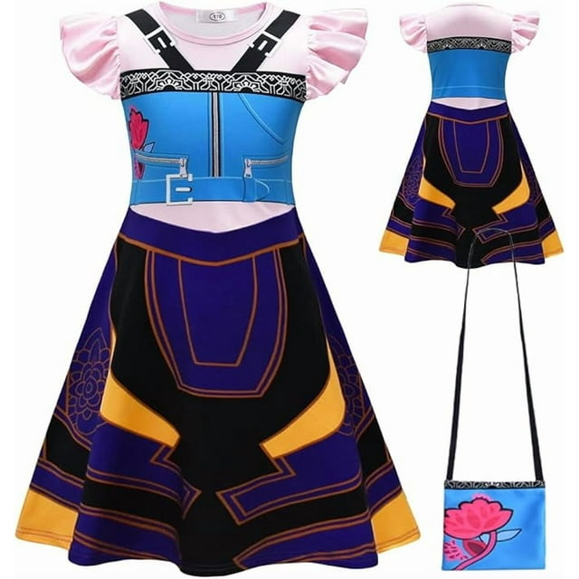 KAWELL Vestido de cantante pop para niñas Hunters Disfraz para niños Halloween, talla 4t