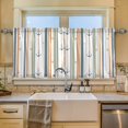 thumbnail image 2 of Yayeee Kitchen Curtains Set of 2 Light Filtering 57"x36" Over Sink Window Panels, Nautical Pattern, 2 of 7