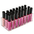 thumbnail image 1 of Organizador de brillo de labios acrílico BBDOU, 24 ranuras, transparente, 1 of 7