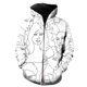 thumbnail image 1 of Sudadera con capucha y cremallera para hombre, con retrato de línea abstracta, divertida, estampada en 3D, estilo Harajuku de gran tamaño, gran oferta 2024, sudaderas de hip hop, tops para adolescente, 1 of 6