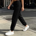 thumbnail image 5 of Gytharion Women's Jogger Pants Solid Color Tapered Fit Sweatpants Drawstring Elastic Waist Athletic Joggers with Pockets for Workout, 5 of 5