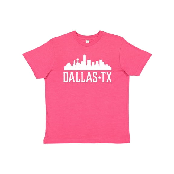 Inktastic Dallas Texas Skyline TX Cities Youth T-Shirt