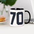 thumbnail image 3 of CafePress - 70 70Th Birthday 70 Years Old Mug - 11 oz Ceramic Mug - Novelty Coffee Tea Cup, 3 of 4