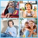 thumbnail image 4 of Kuyaon Auriculares inalámbricos para niños y niñas, orejas de gato con luz LED, auriculares Bluetooth con micrófono para la escuela/viajes/deportes/juegos/regalos/Navidad (negro), 4 of 5