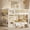 2 White, variant on Mirightone Low Twin Over Twin Bunk Bed, Wood Floor Bunk Bed Twin Over Twin with Ladder, Gray