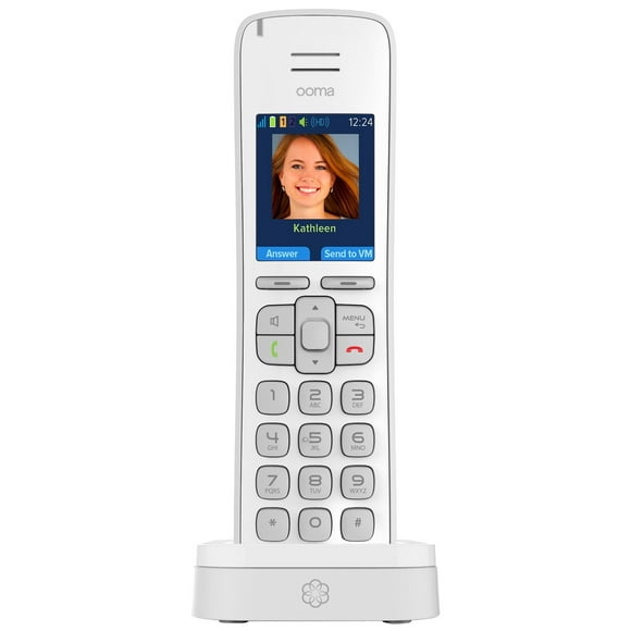 Ooma HD3 Handset - White Works with Ooma Telo
